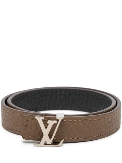 Louis Vuitton Pre-Owned 2014 Bicolor Taurillon LV Initiales Reversible Bracelet costume bracelet