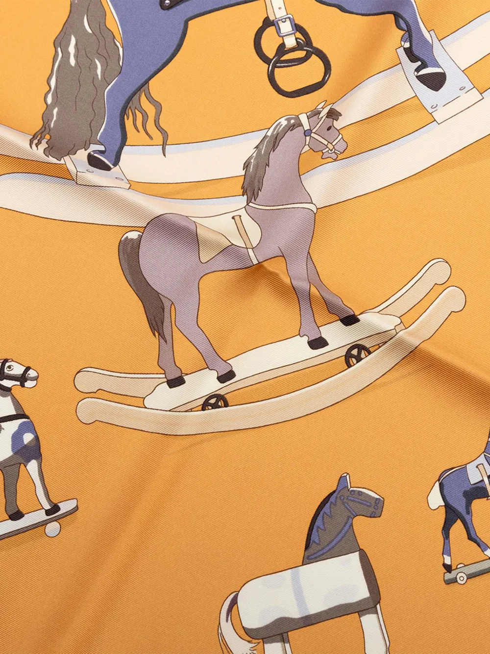1999-2007 Raconte Moi Le Cheval Silk Scarf 90 Scarves