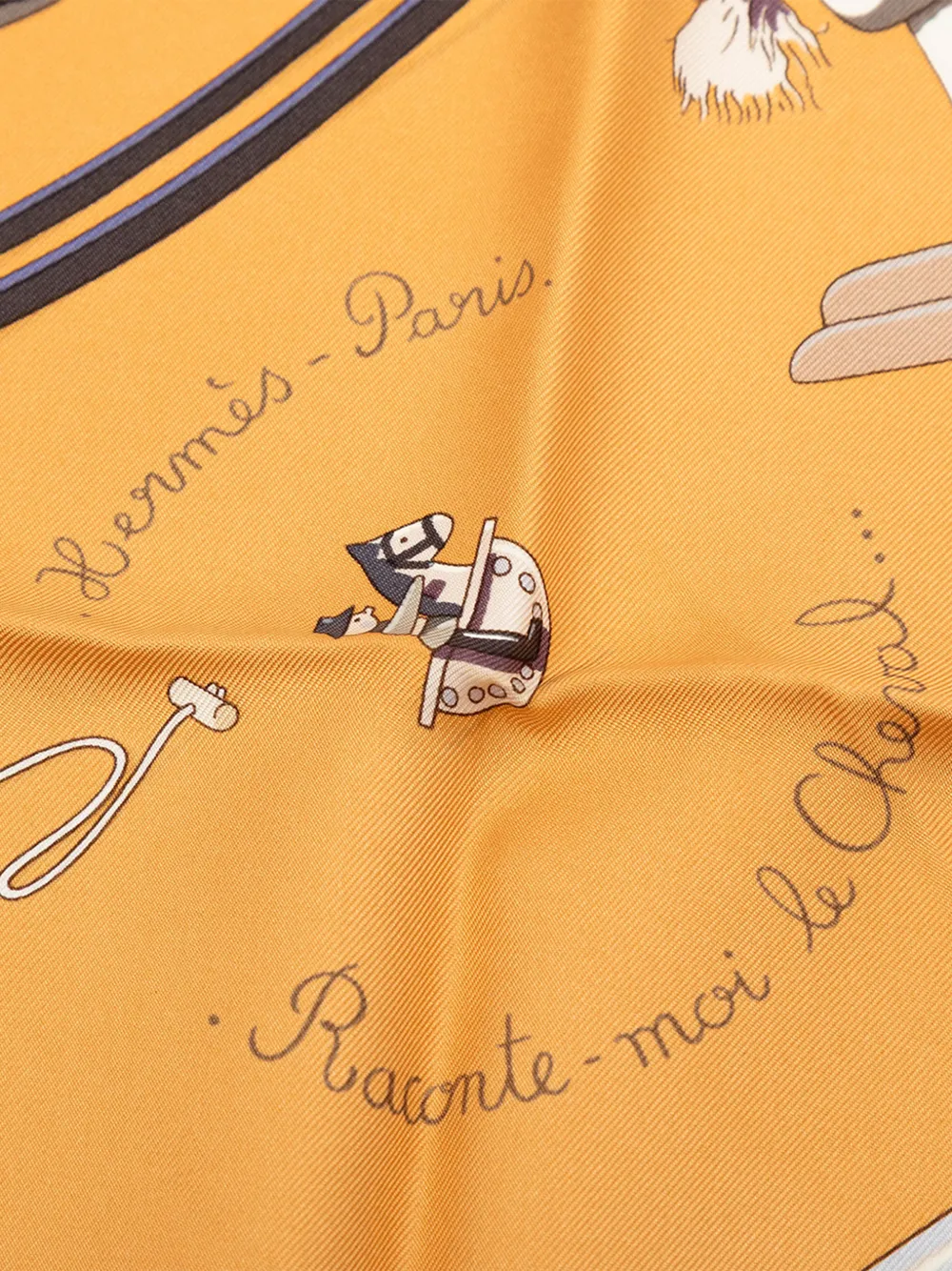 1999-2007 Raconte Moi Le Cheval Silk Scarf 90 Scarves