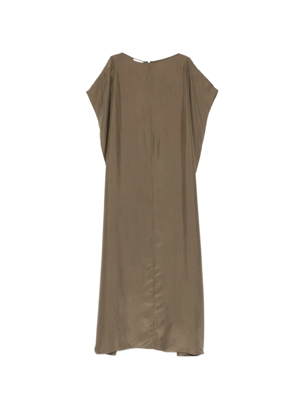 RUOHAN Sora short-sleeve maxi dress - Marrone