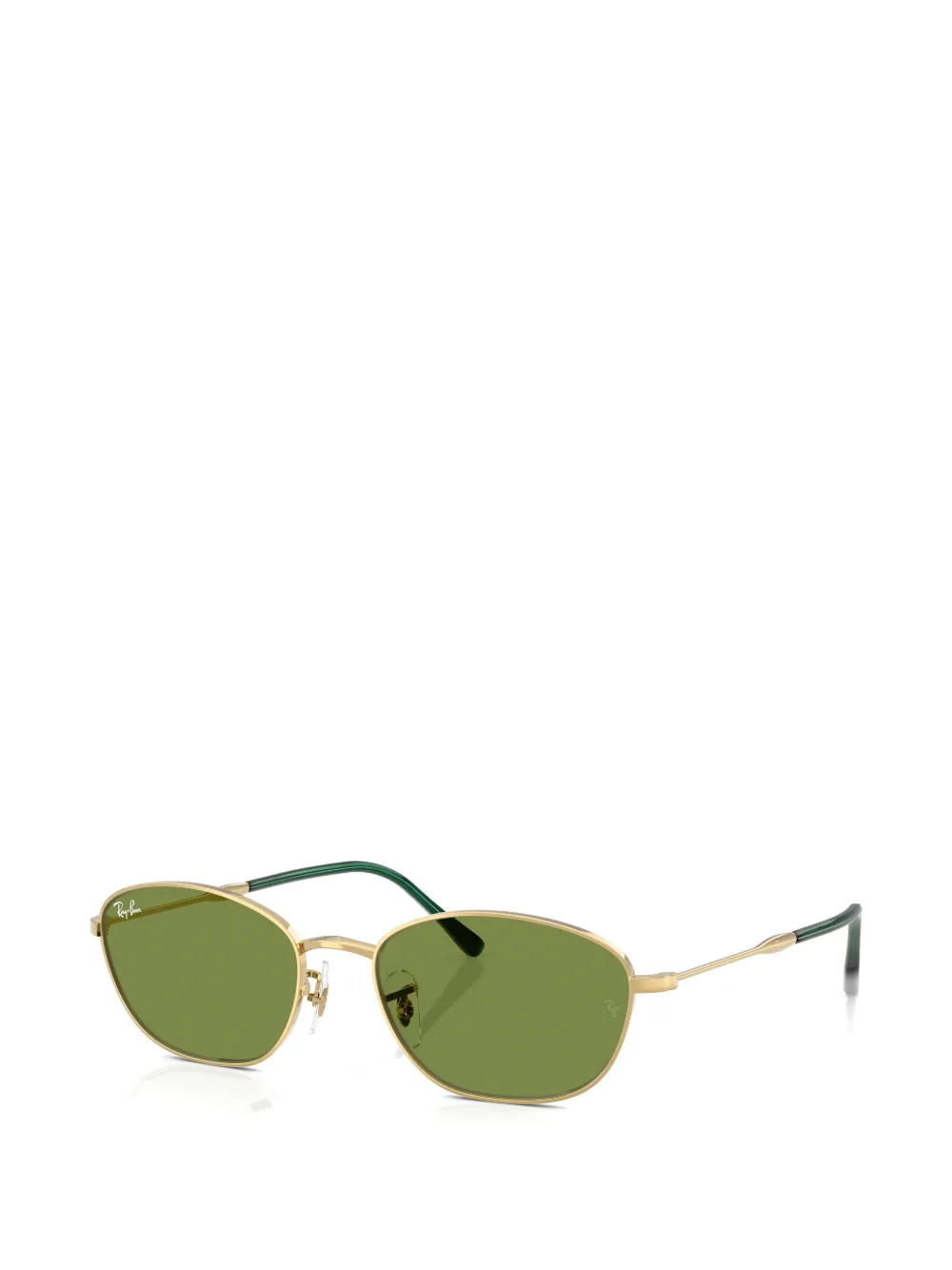 Ray-ban Oval-frame Sunglasses - Gold 