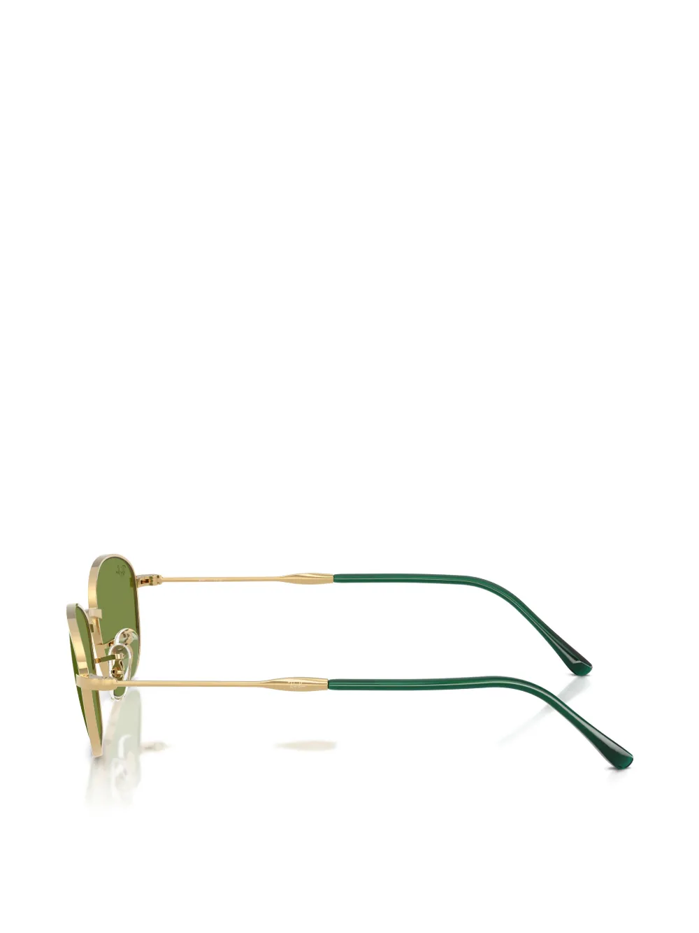  Ray-ban Oval-frame Sunglasses - Gold 