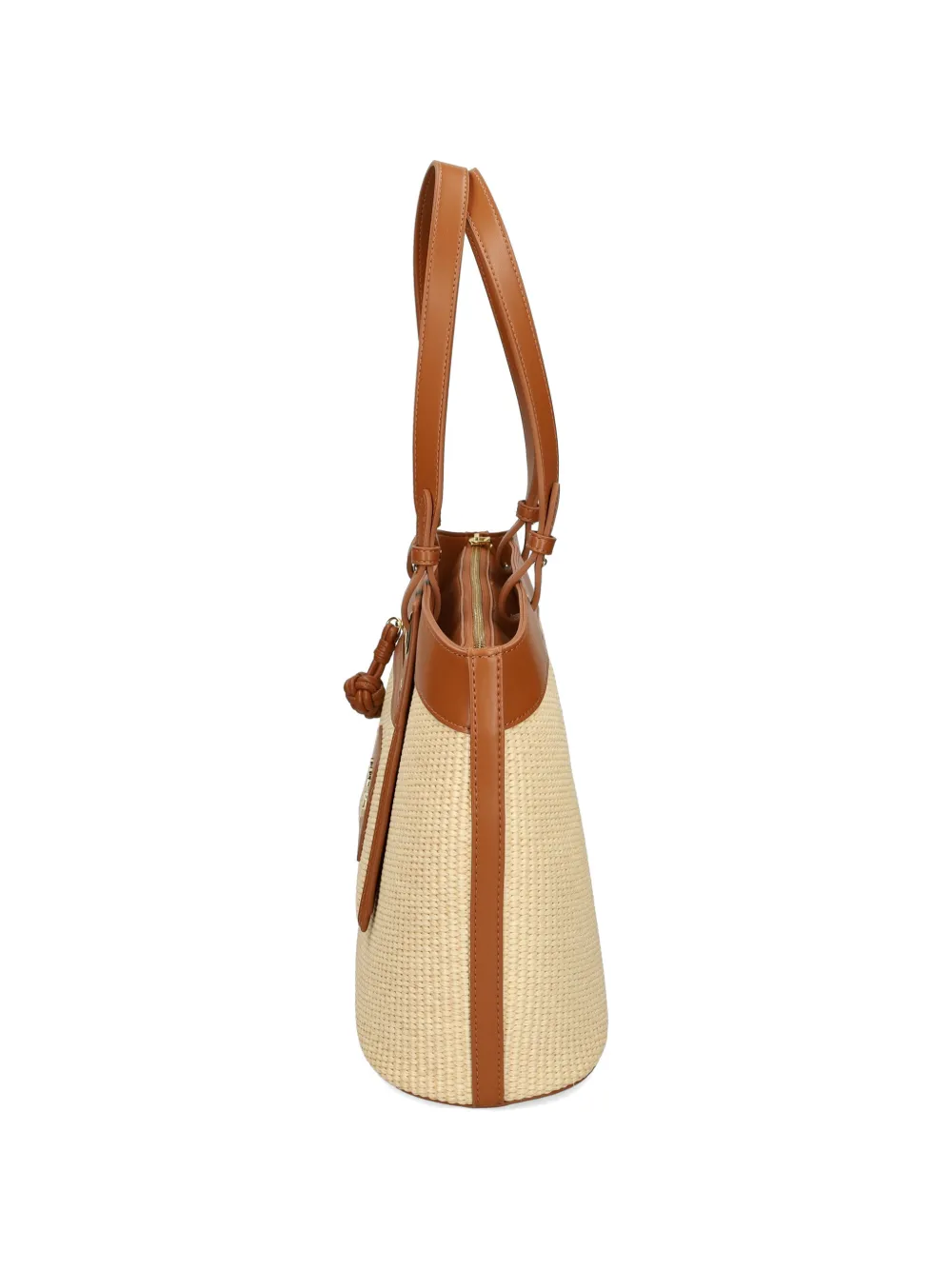 Love Moschino Shopper met contrasterende afwerking Beige