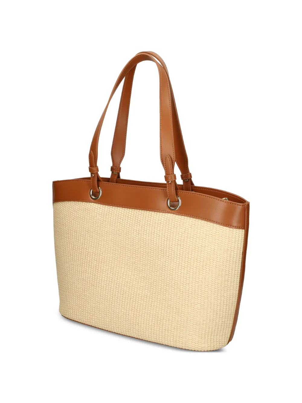 Love Moschino Shopper met contrasterende afwerking Beige