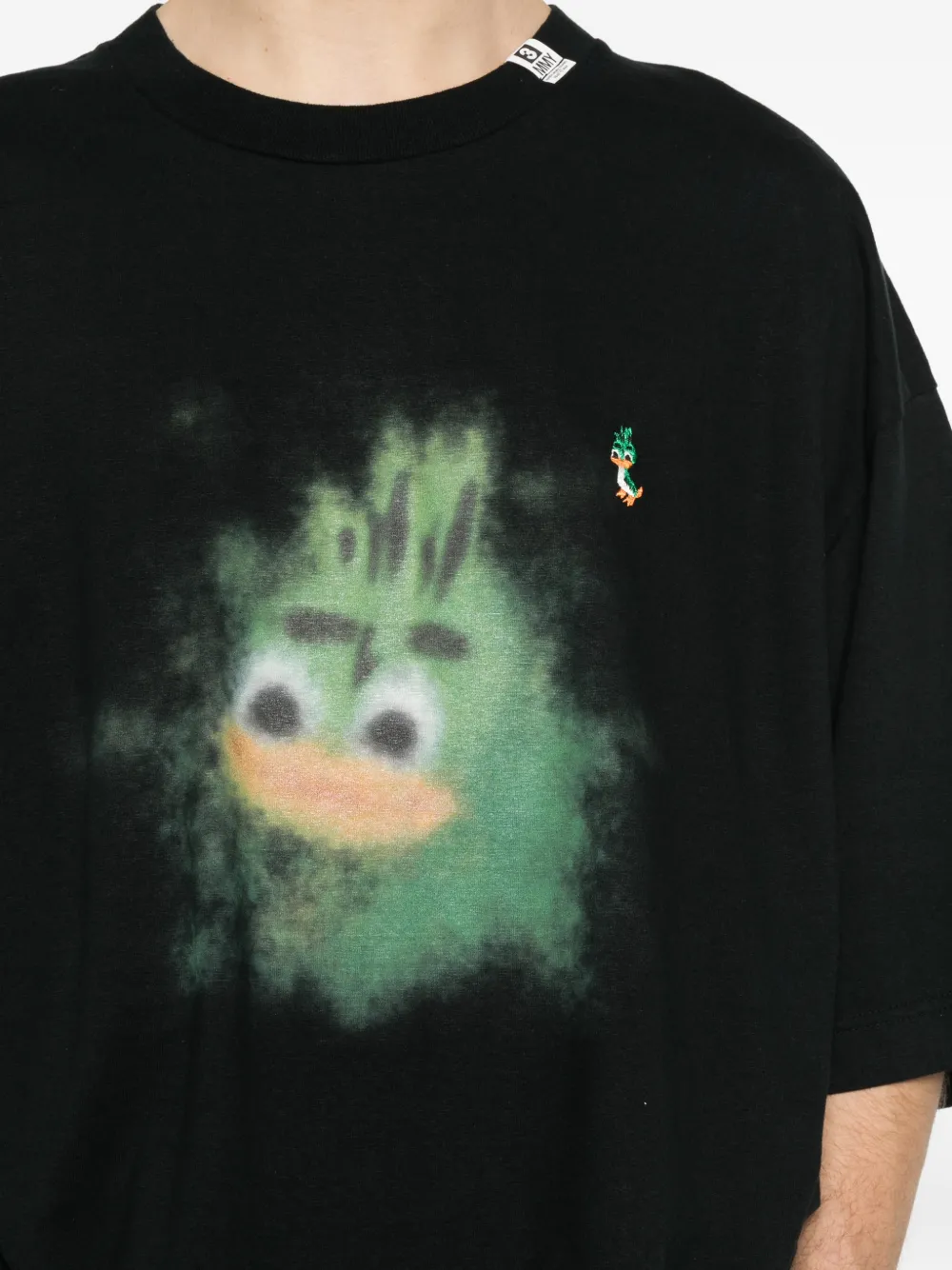 Maison MIHARA YASUHIRO T-shirt met grafische print Zwart