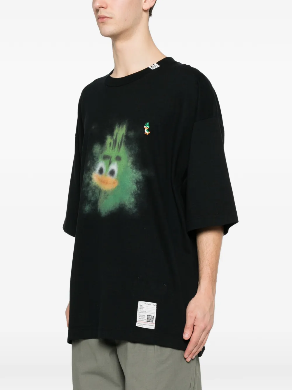 Maison MIHARA YASUHIRO T-shirt met grafische print Zwart