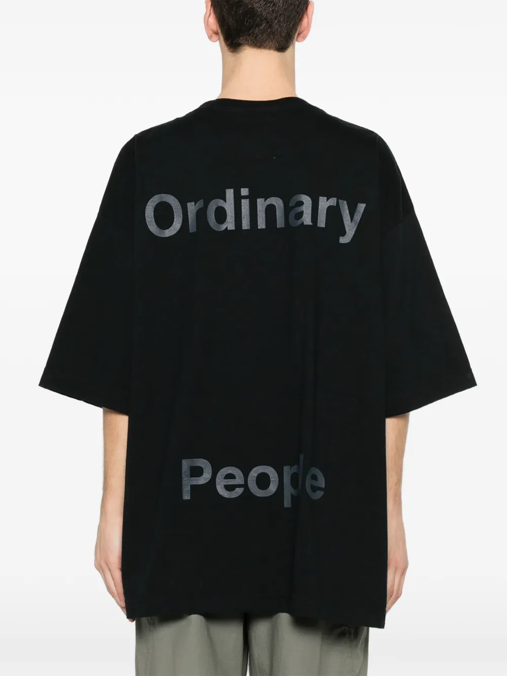 Maison MIHARA YASUHIRO T-shirt met grafische print Zwart