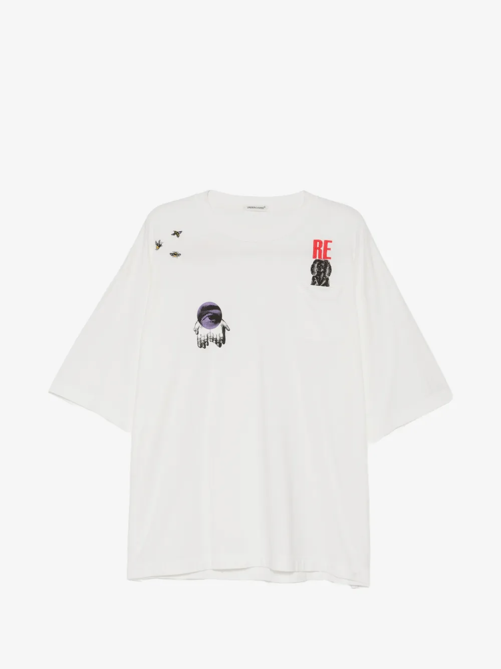 Undercover 印花T恤 | 白色 | Image 1