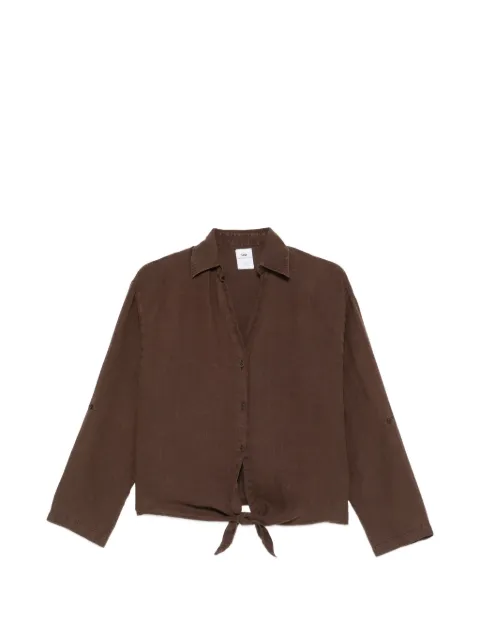 LOIS JEANS tie-front shirt