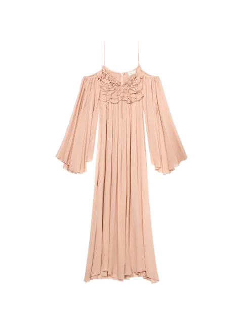 Blumarine ruffled-detail maxi dress
