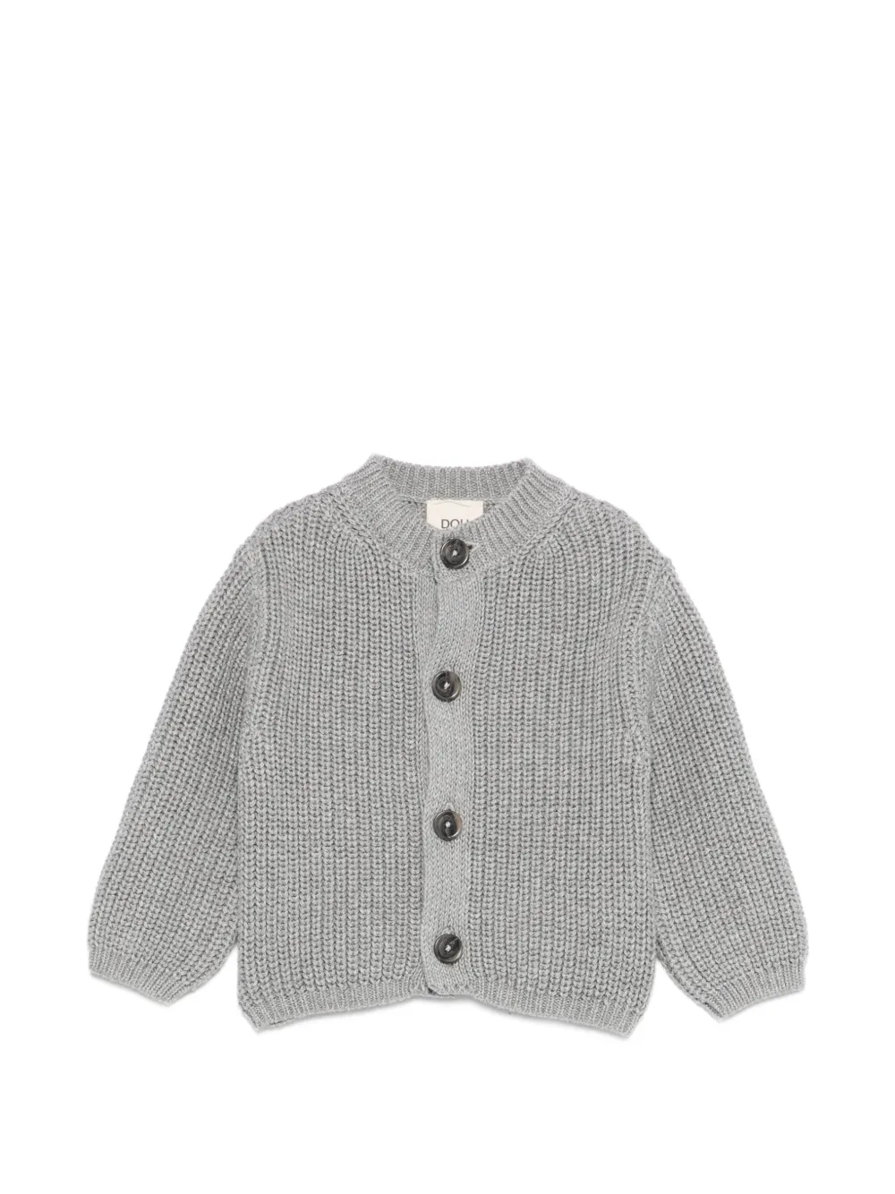 Douuod Kids buttoned cardigan - Grigio
