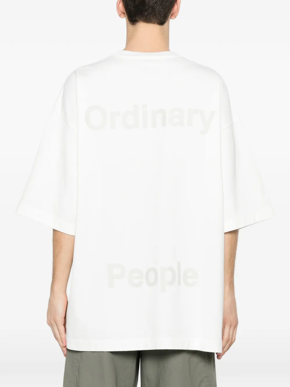 Maison MIHARA YASUHIRO T-shirt met zebraprint Wit