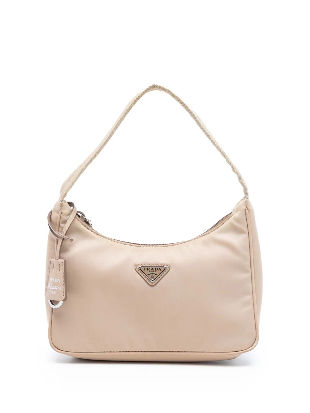 Prada Pre-Owned 2019-2025 Mini Tessuto Re Edition 2000 shoulder bag - Marrone