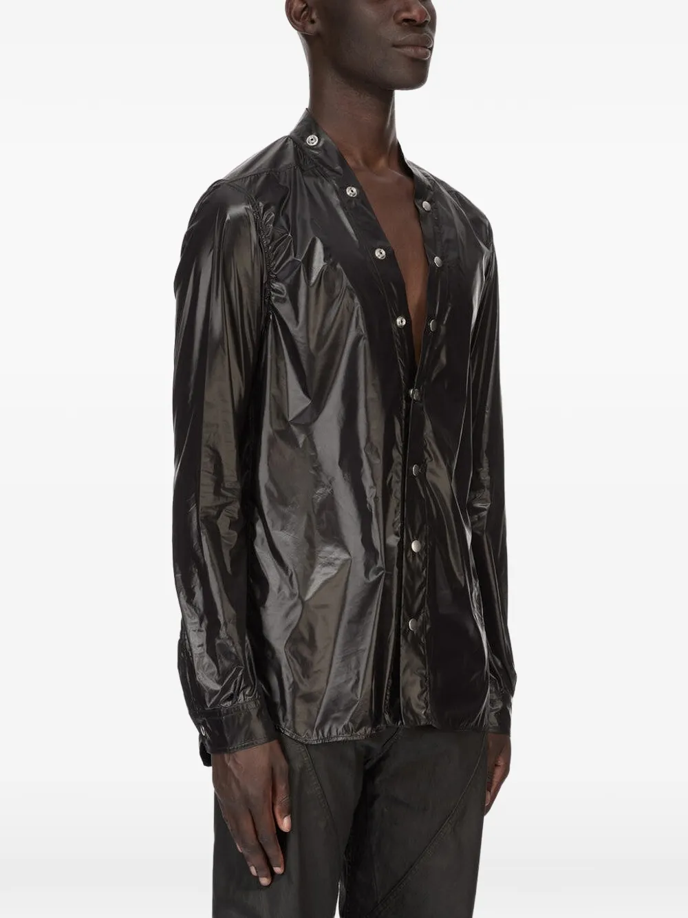 Rick Owens DRKSHDW Larry overhemd met knopen Zwart