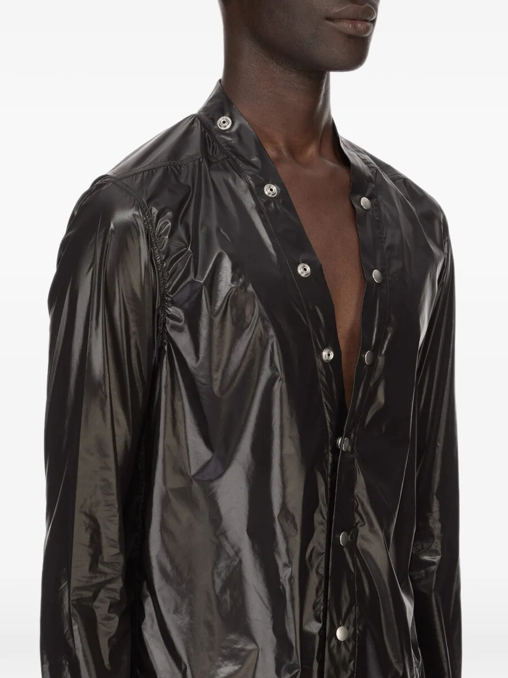 Rick Owens DRKSHDW Larry overhemd met knopen Zwart