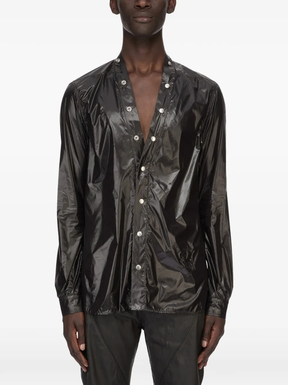 Rick Owens DRKSHDW Larry overhemd met knopen Zwart