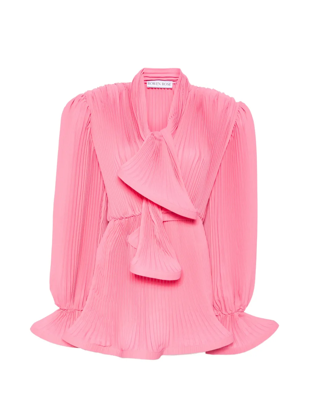 Rowen Rose ruffled-detail mini dress - Rosa