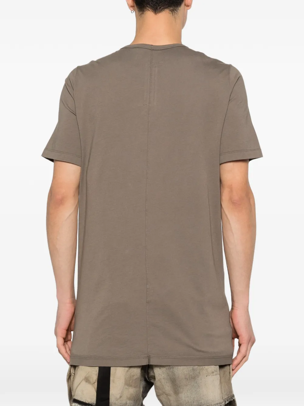 Rick Owens DRKSHDW Level T-shirt met strik-detail en grafische print Bruin