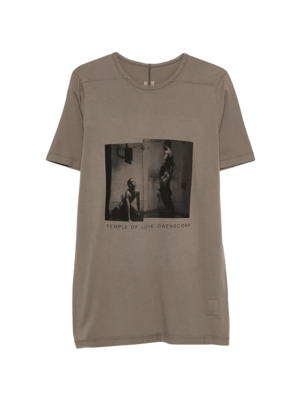 Rick Owens DRKSHDW Level graphic-print T-shirt - Toni neutri