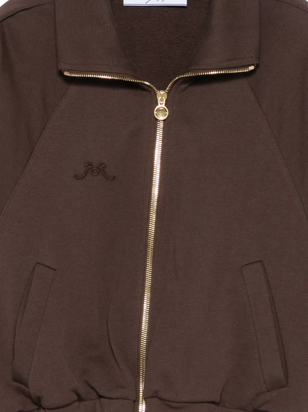  Rowen Rose Zip-fastening Sweatshirt - Brown 