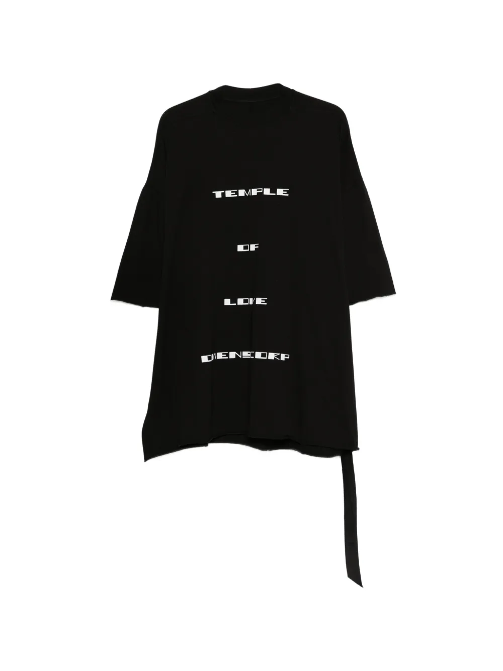 Rick Owens DRKSHDW Tommy text-print T-shirt - Nero