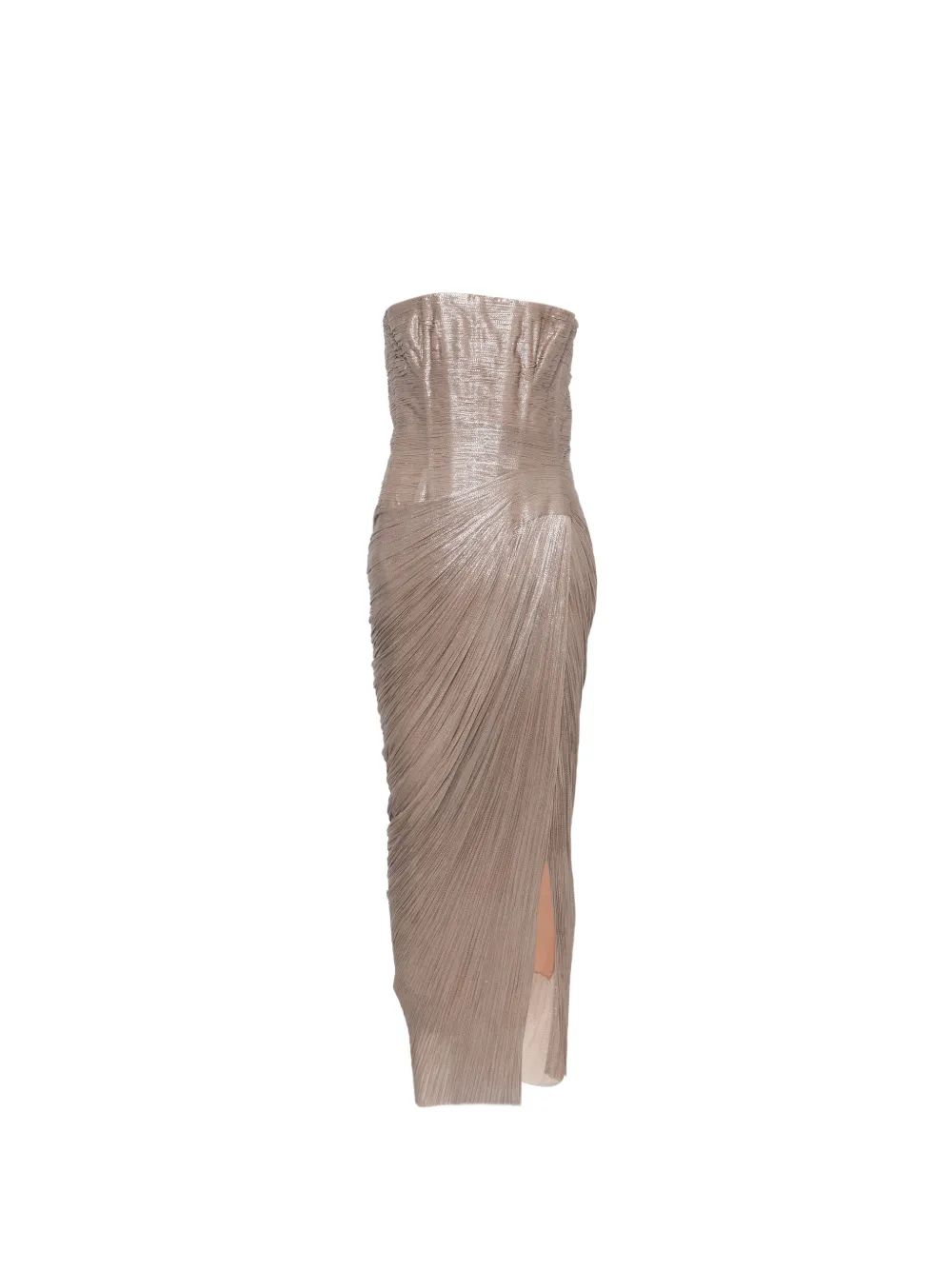 Maria Lucia Hohan Ruby strapless midi dress - Toni neutri