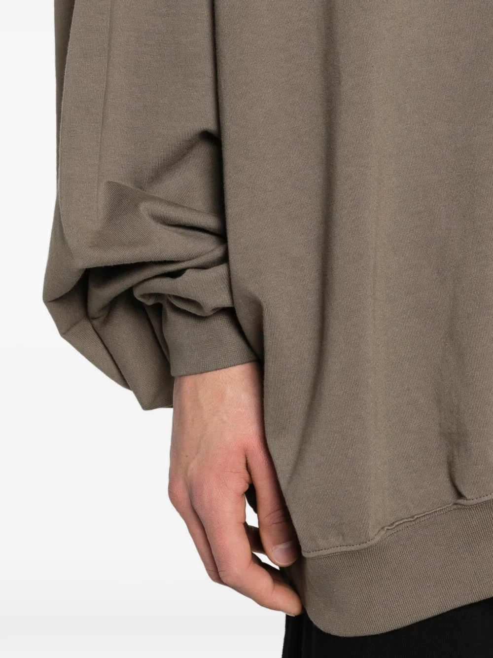 Rick Owens DRKSHDW Hun sweater met gestrikt detail Bruin