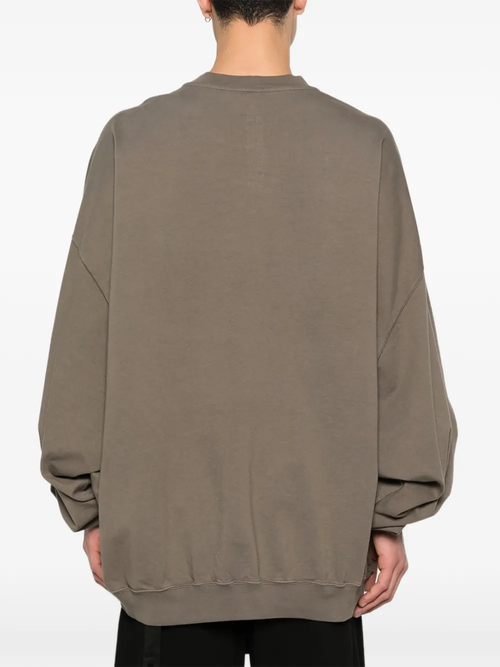 Rick Owens DRKSHDW Hun sweater met gestrikt detail Bruin