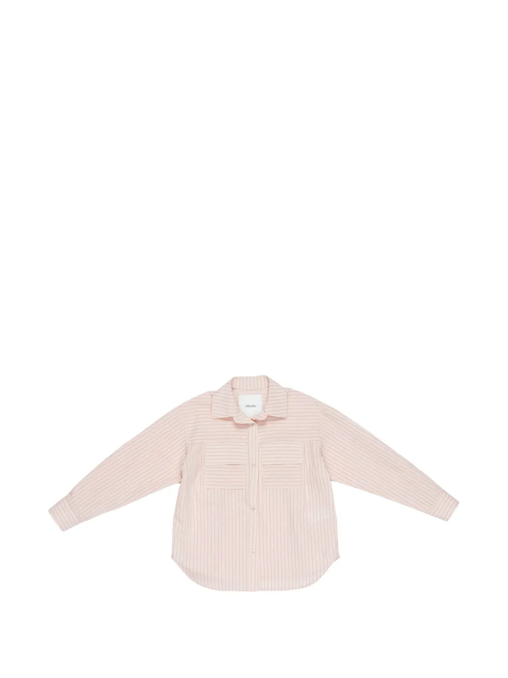 Miss Grant Pocket Striped Top In Pink