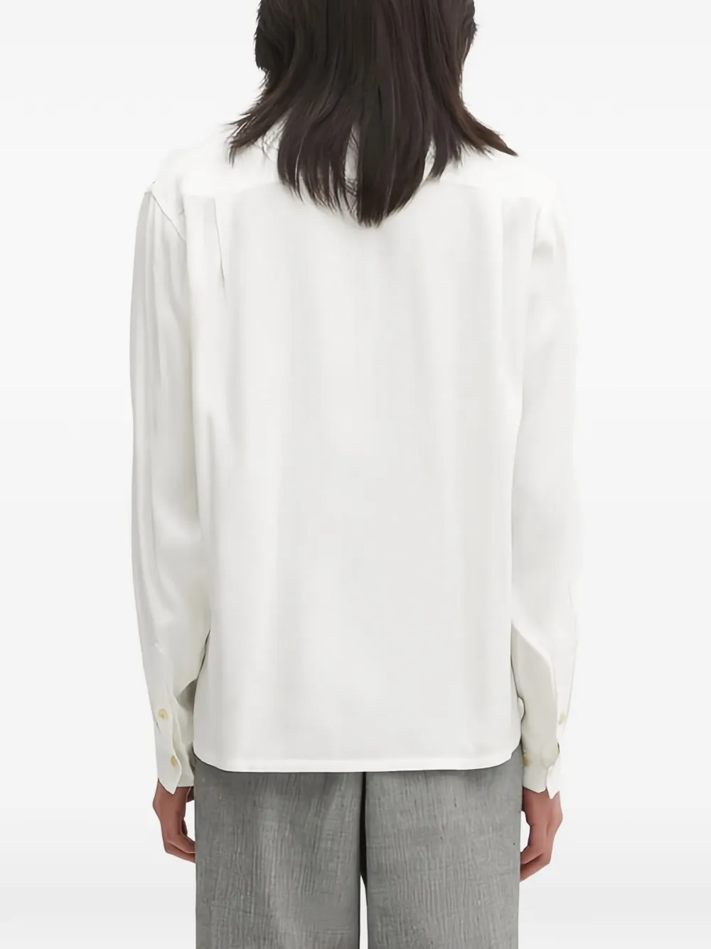 visvim Keesey overhemd met zak Wit