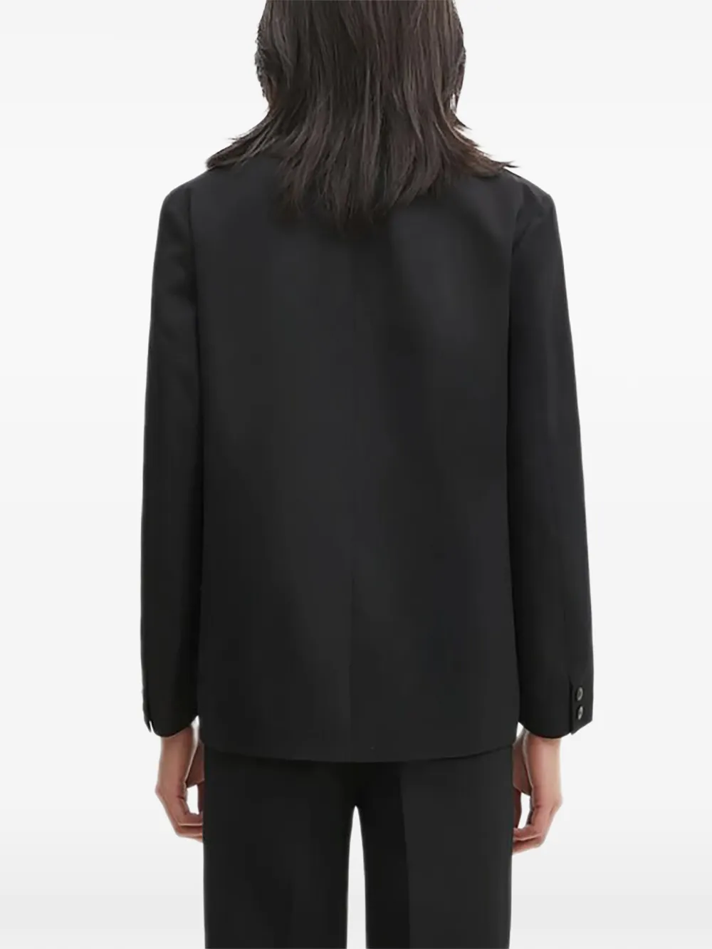 visvim Blazer met enkele rij knopen Zwart