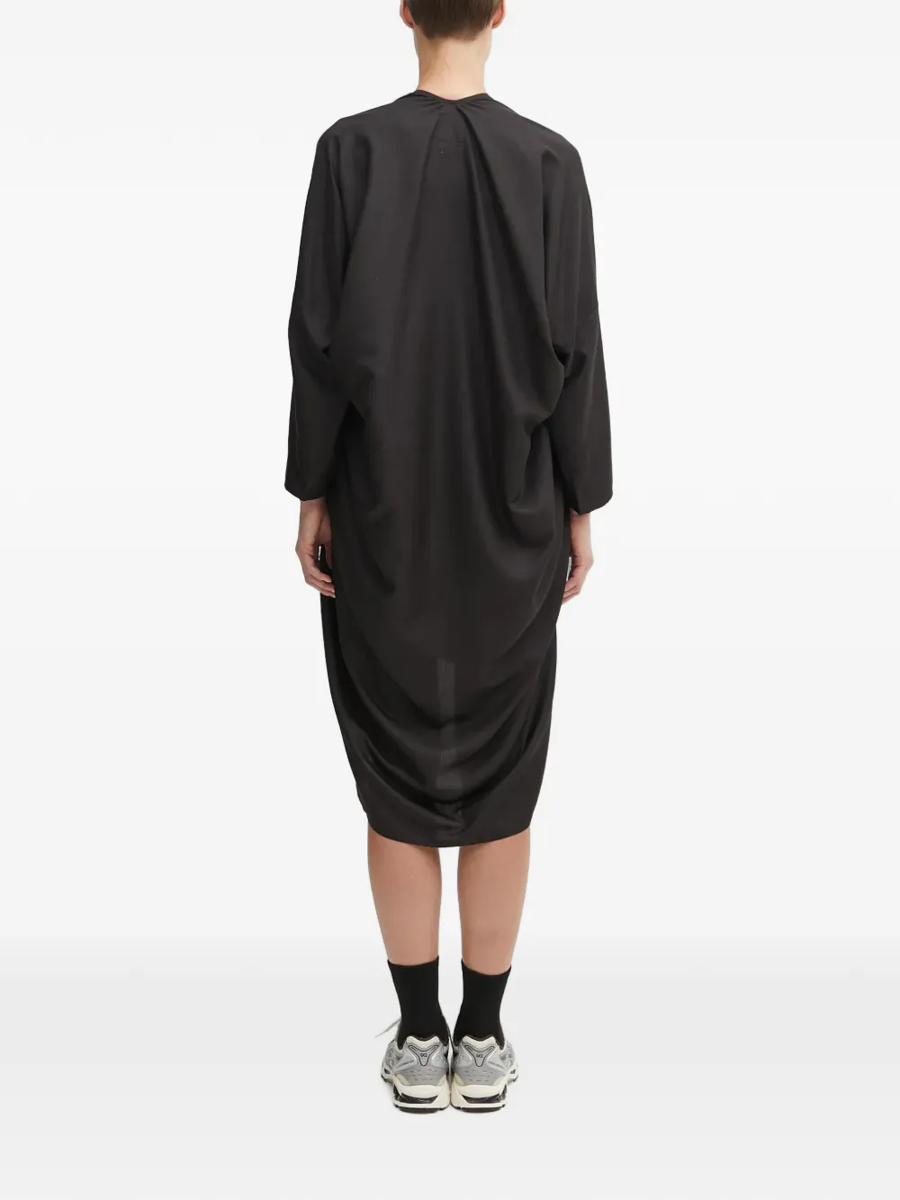 visvim Ruana jurk met V-hals Zwart