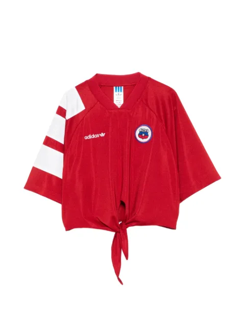 adidas striped knot jersey