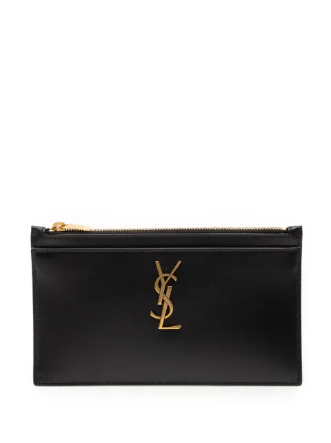 Saint Laurent Pre-Owned 2023 Leather Monogram Bill Pouch clutch bag