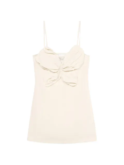 Blumarine vestido corto con aplique de mariposa
