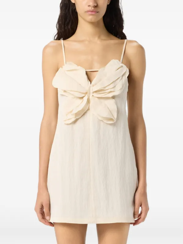 blumarine silk mini dress BLUMARINE