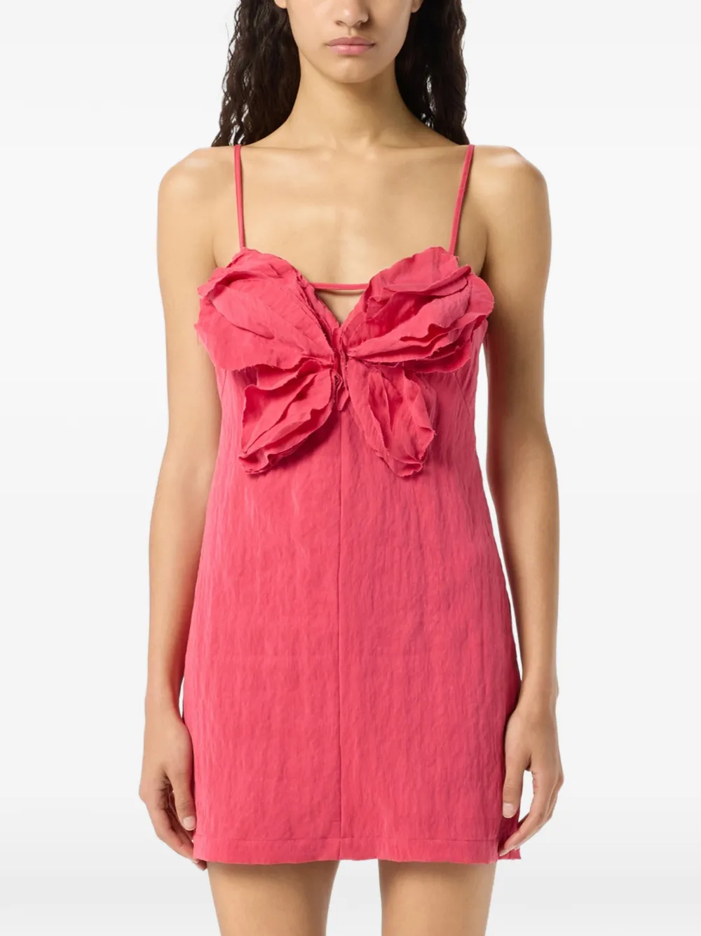 Blumarine Mini-jurk met vlinderapplicatie Roze