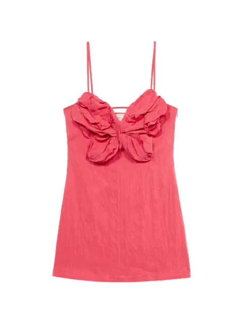 Blumarine butterfly-appliqué mini dress