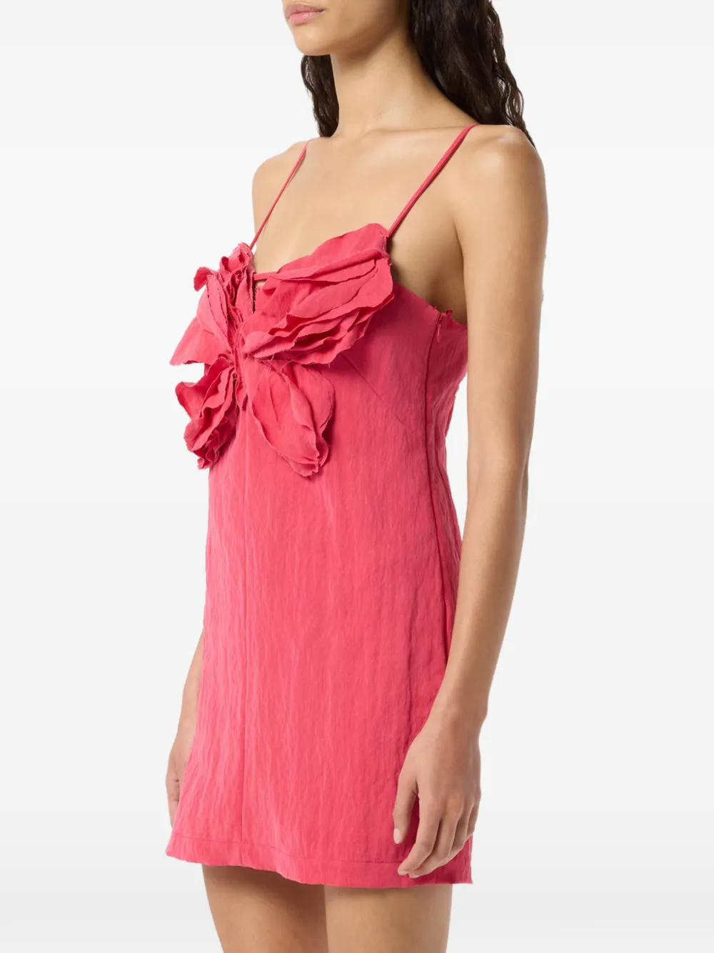 Blumarine Mini-jurk met vlinderapplicatie Roze