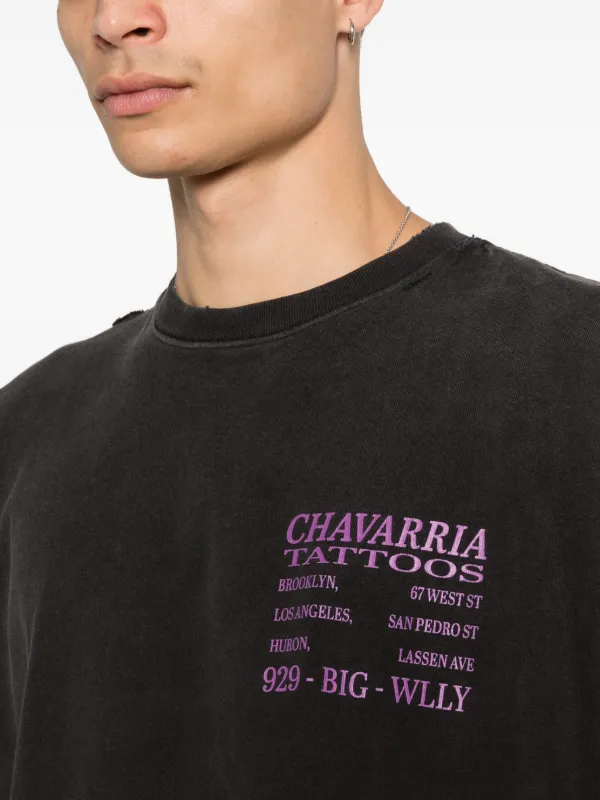 Willy Chavarria Graphic T-shirt | Black | FARFETCH