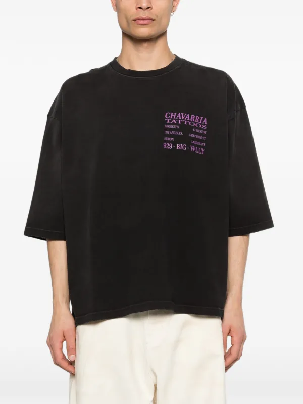 Willy Chavarria Graphic T-shirt | Black | FARFETCH