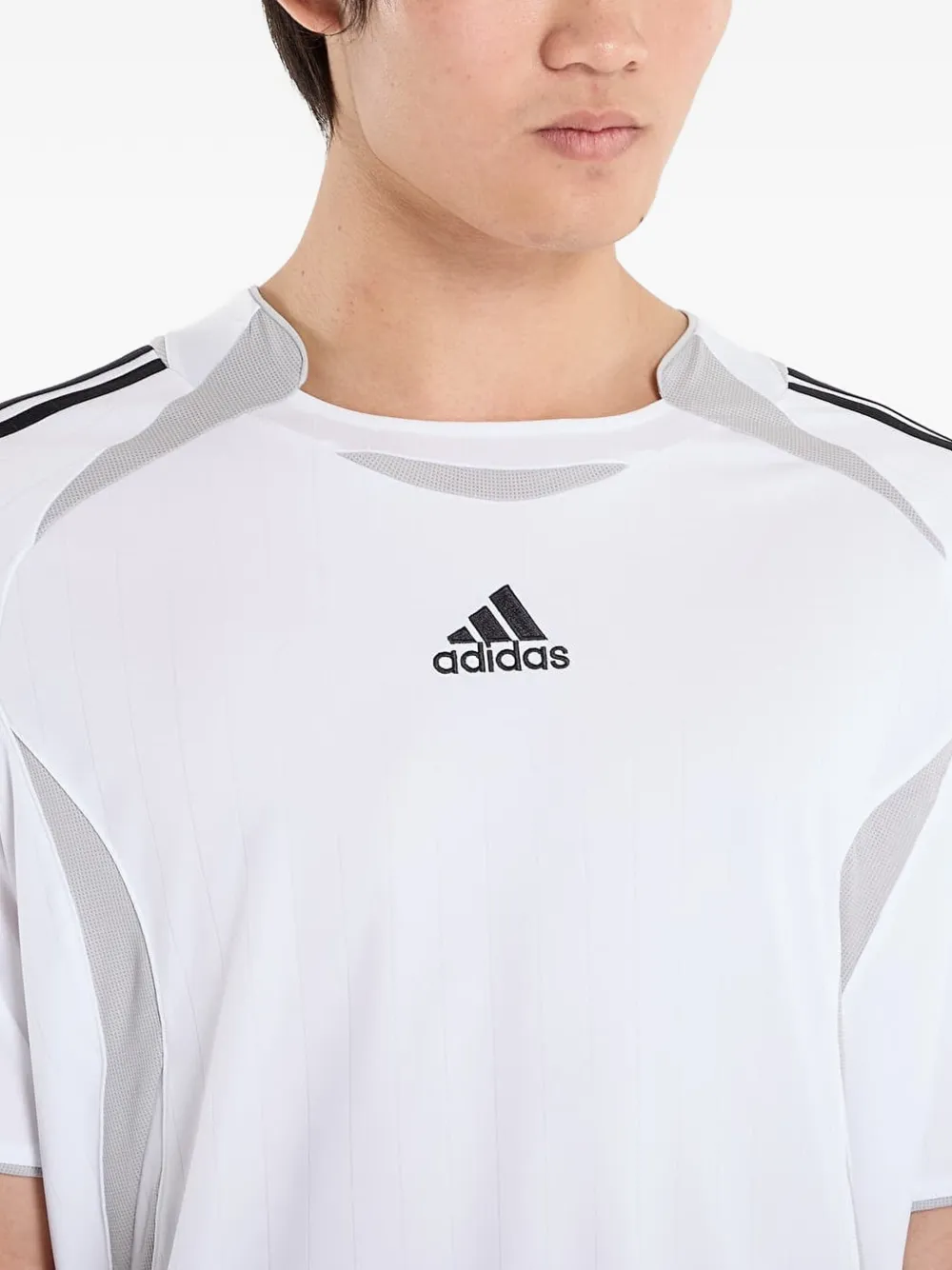 adidas T-shirt met drie strepen Wit