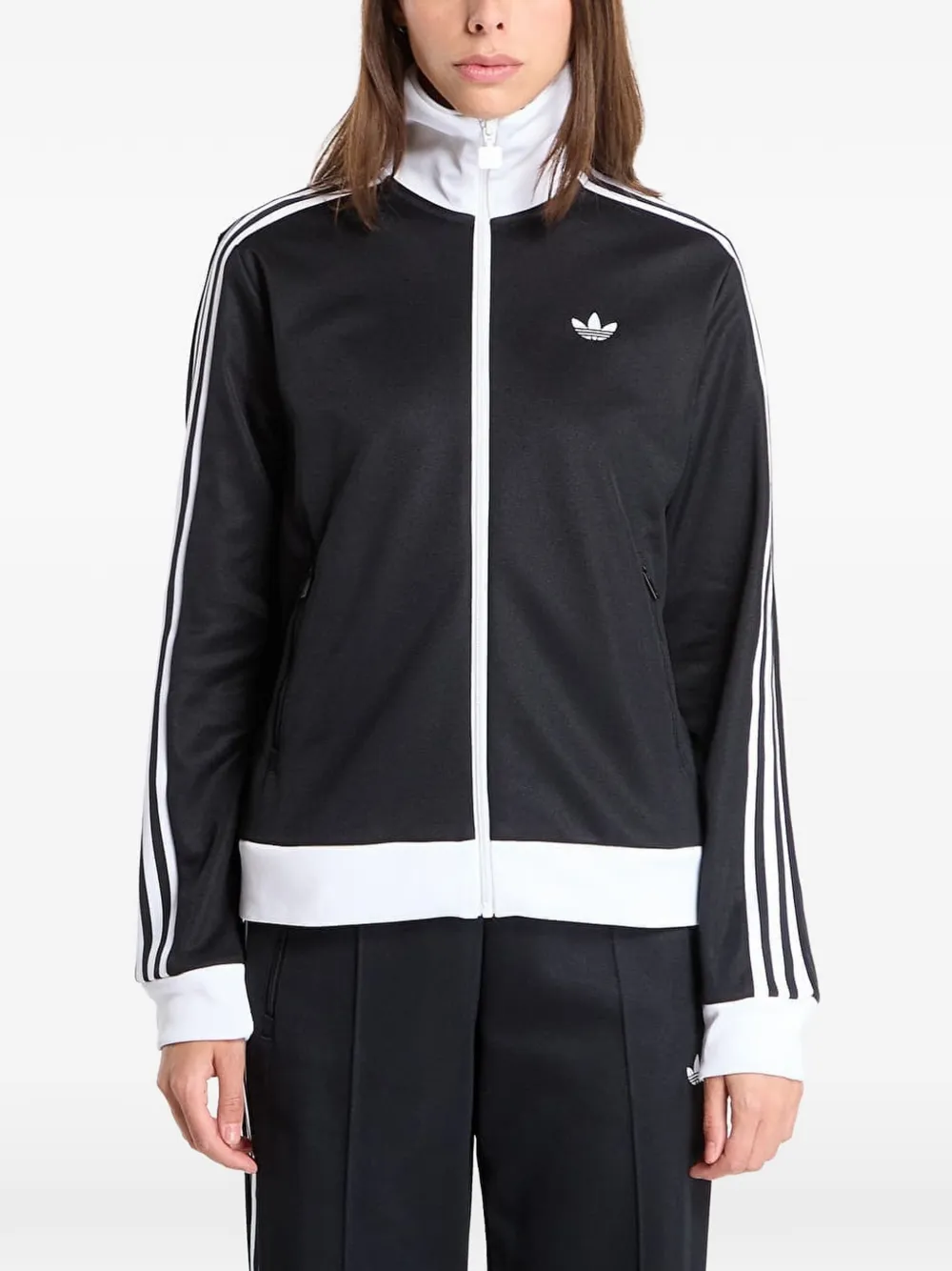 adidas three-stripe arm sweatshirt - Nero