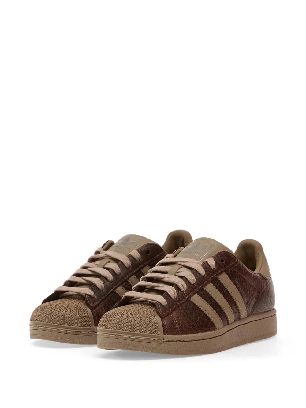 adidas Superstar II sneakers met drie strepen Bruin