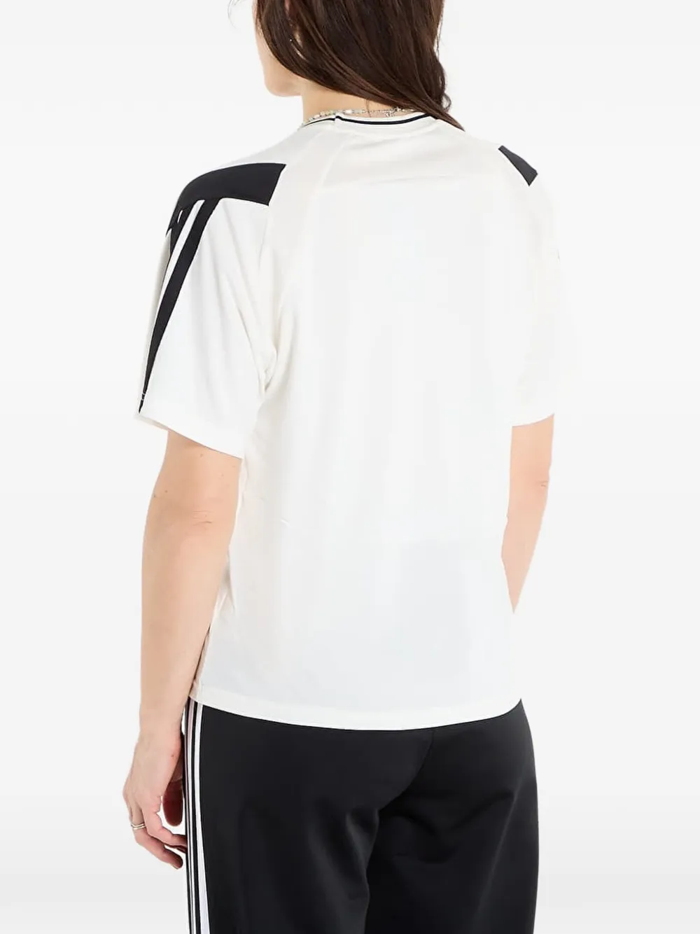 adidas House of Tiro jersey T-shirt Wit