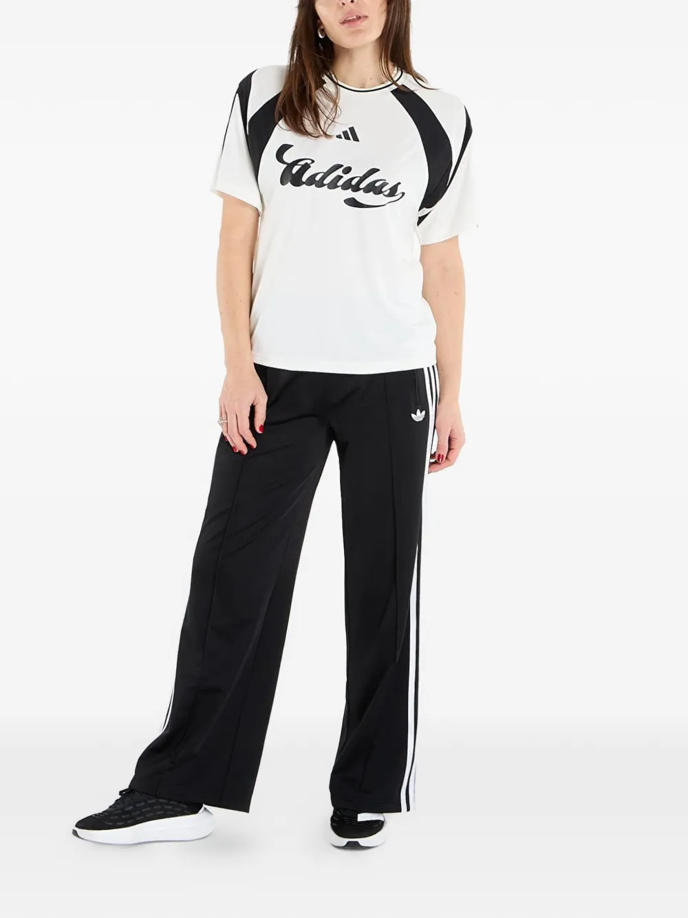 adidas House of Tiro jersey T-shirt Wit
