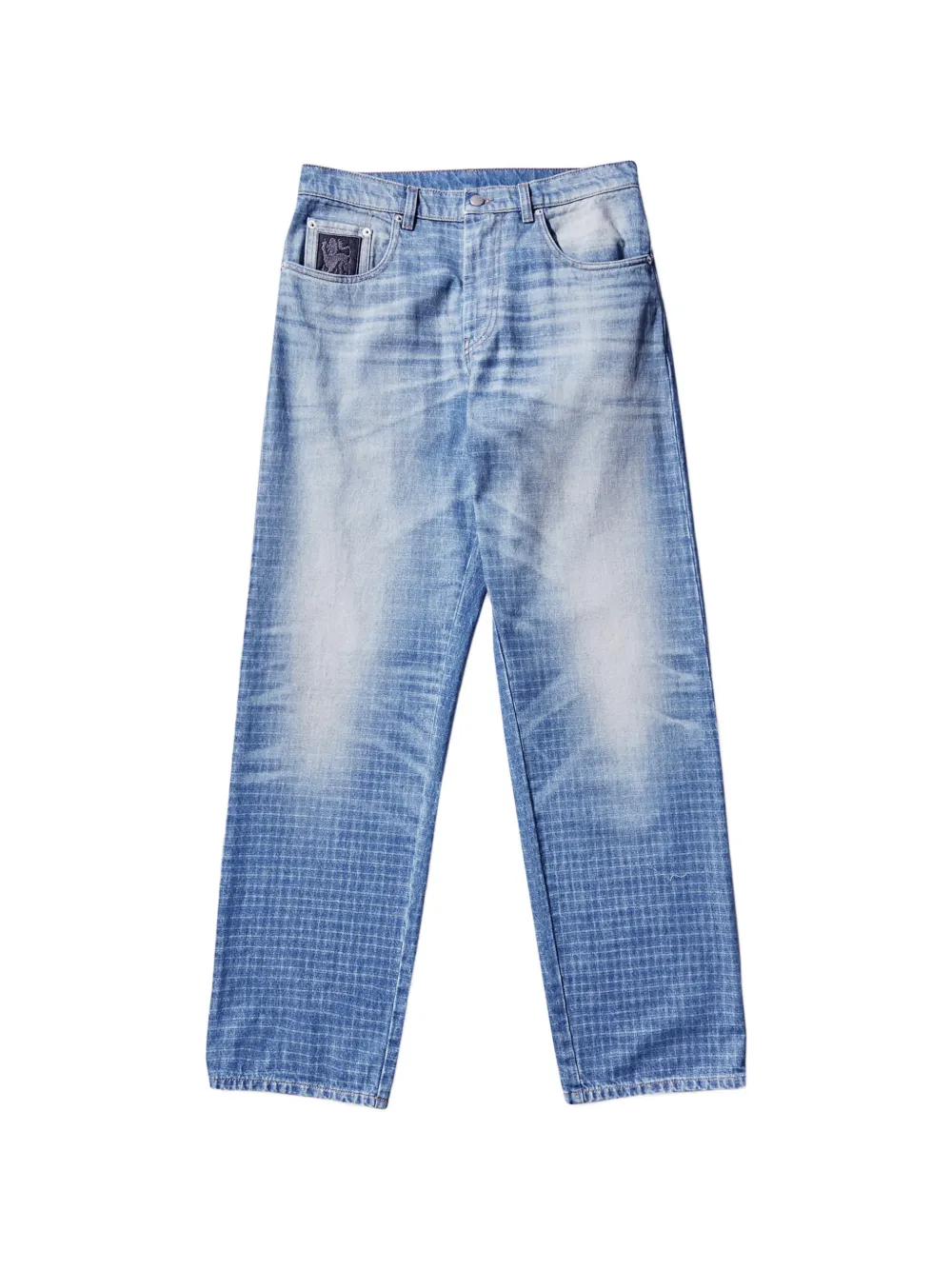 UMBRO checked jeans - Blu