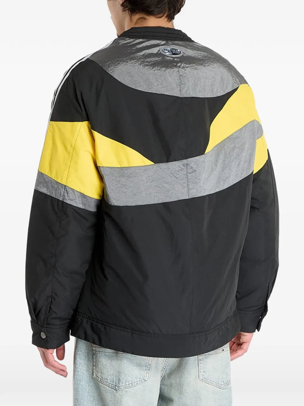 adidas x Brain Dead jack met gestreept detail Zwart