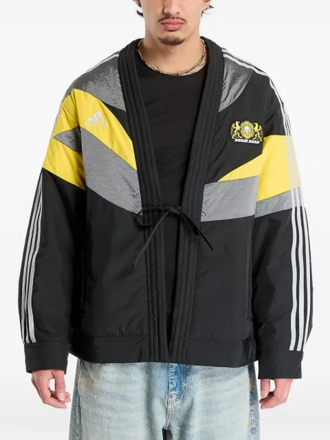adidas x Brain Dead striped-detail jacket