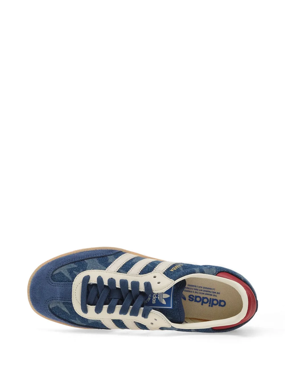 adidas Samba sneakers met sterprint Blauw